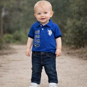 US  Polo Association Cotton  Polo Shirt Preppy